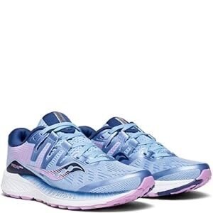 Light Blue and Pink Women's Running Sneakers